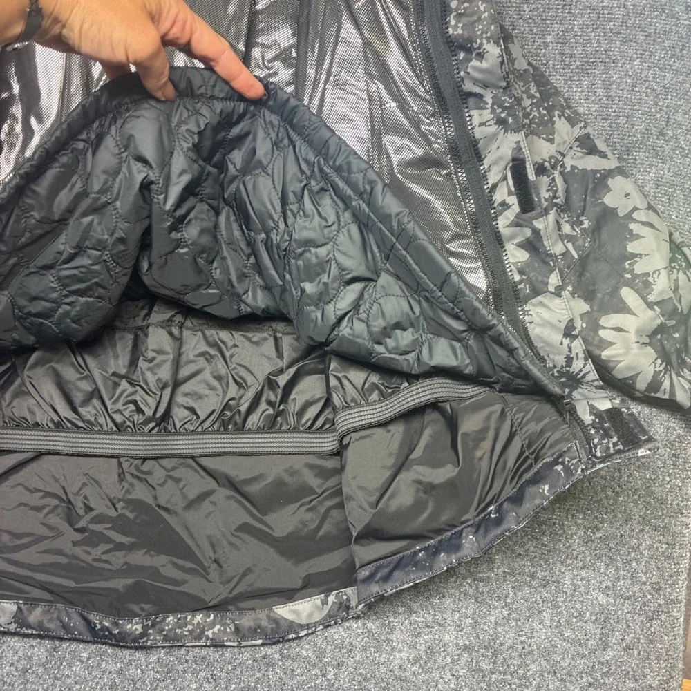 Columbia Whirlbird II Interchange Jacket Youth L Floral Grey Black WG1119-015
